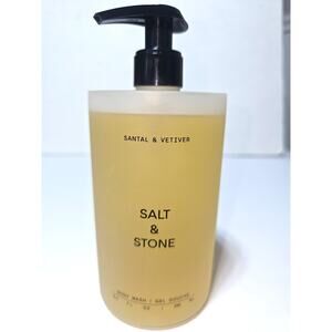 Salt & stone Santal & Vetiver Body Wash 15.2 Oz